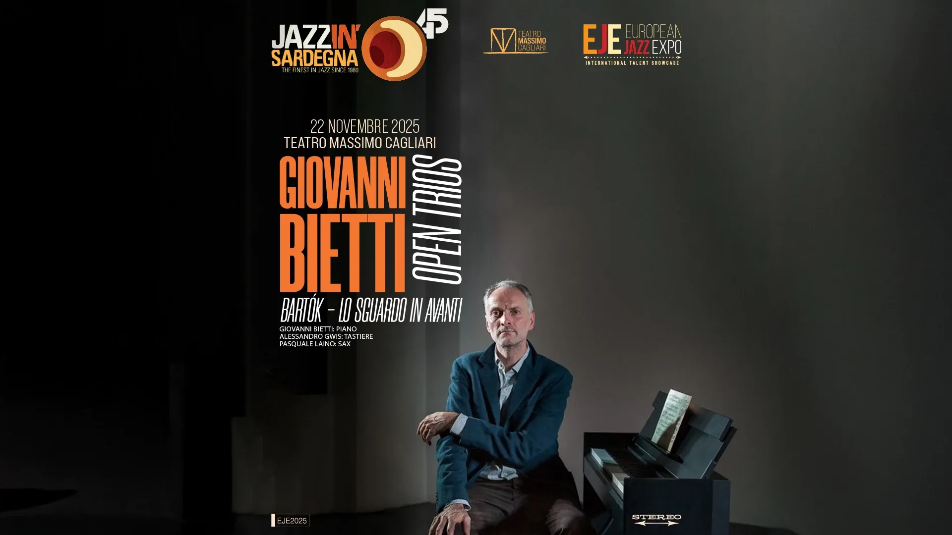 EJE 2025 - Giovanni Bietti Open Trios "Bartók lo sguardo in avanti" - EJE2025