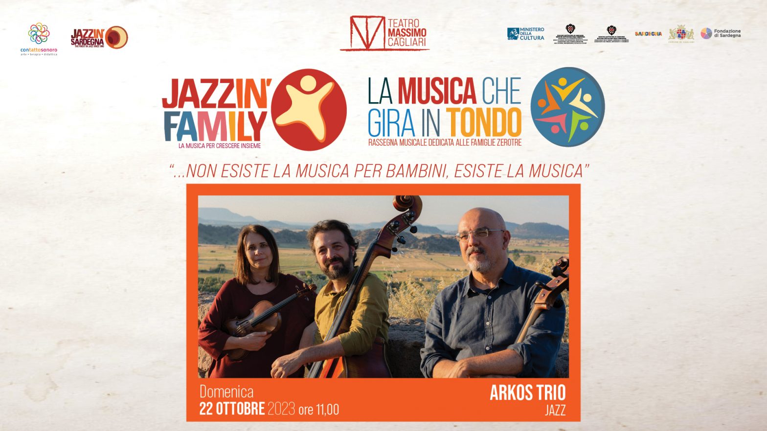 LA MUSICA CHE GIRA IN TONDO – Arkos Trio