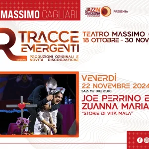 Storie di Vita Mala di Joe Perrino e Zuanna Maria Boscani live al Teatro Massimo - Tracce Emergenti - il nuovo panel del Festival Jazz in Sardegna